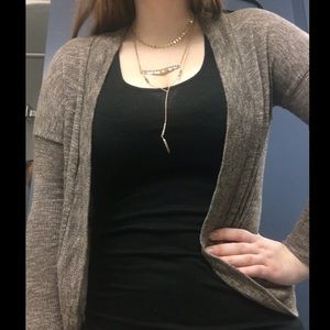 Slouchy Brown Cardigan